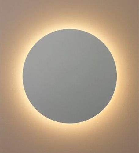 Plafon Aplique Eclipse Imdi Blanco 60cm Led Calido