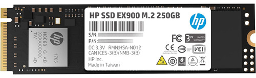 Unidad De Estado Sólido (ssd) Interna Hp Ex900 M.2 250gb Pci