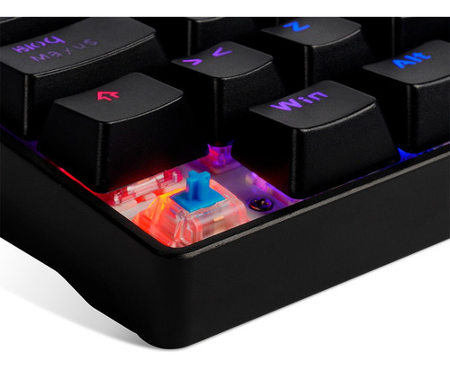 Teclado Gamer Mecánico Game Factor Kbg560 Switch Gateron Rgb