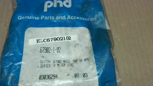Phd 67902-1-02 Switch 67902 Reed Pnp Or Npn Series 2 Met Zzg