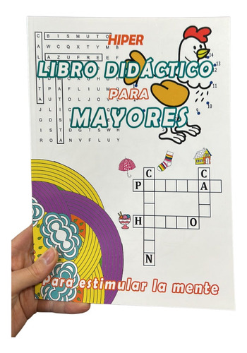 Hiper Libro Didactico Para Mayores Mandala Sopa De Letra Etc