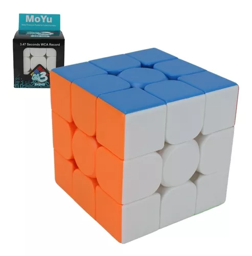 Cubo Mágico Profissional 3x3x3 5 Cm Tec Original Magic Cube