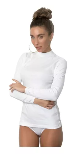 Camisetas Termicas Mujer Blanca