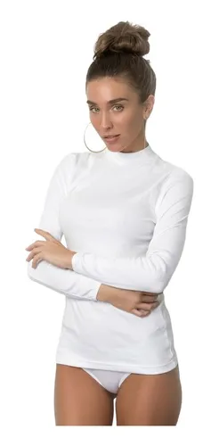 Camisetas Termicas Mujer Blanca