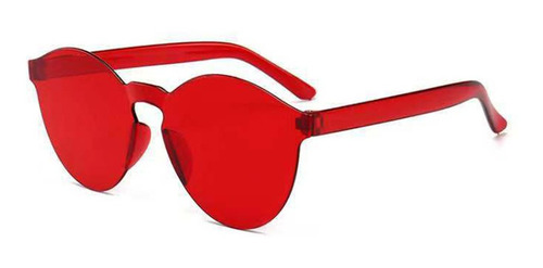Imagen 3 de 8 de 9 Gafas De Sol De Moda Color Gelatina Glas Transparentes