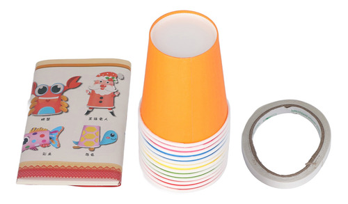 Vasos De Papel Coloridos Hechos A Mano Para Niños, Bonitos Y