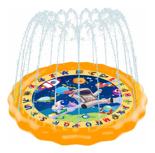 Scientoy Splash Pad, Aspersor De 68 Pulgadas Para Niños Y Ni