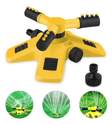 Aspersor Giratório 360° Irrigação Jardim Bicos Em Série