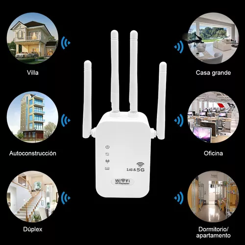 Repetidor Wifi Amplificador Señal Access Point 5g 1200mbps