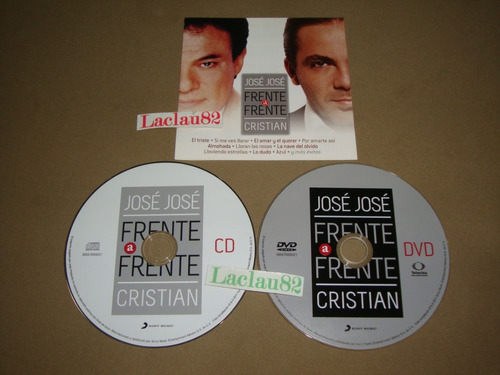 Jose Jose Frente A Frente Cristian 2011 Sony Cd + Dvd