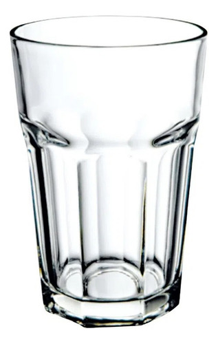 Imagem 2 de 4 de Jogo De Copos Vidro 300 Ml Conjunto 6 Peças Agua Suco Soda *