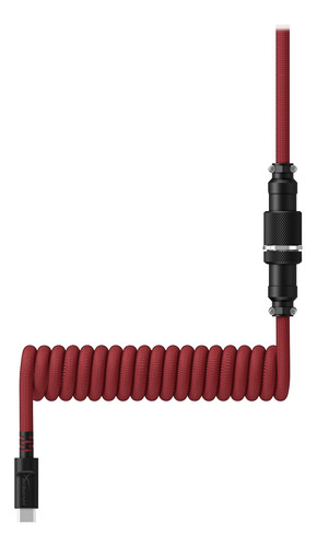 Cable Espiral Hyperx Usb-c Coiled Red-bk P/teclado (6j677aa)