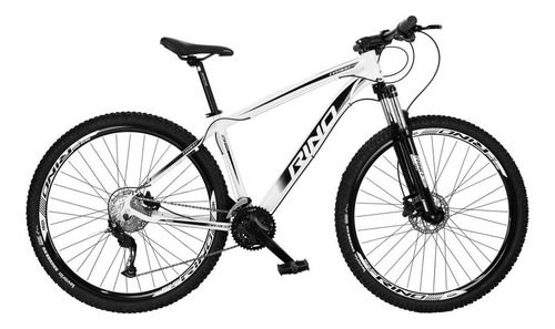 Bicicleta Aro 29 27v Rino Everest - Alivio 1.0 K7 + Trava Cor Branco Tamanho Do Quadro 21