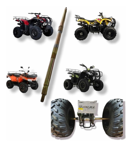 5 Ejes Traseros Flecha Italika Atv150 Atv180 Atv200 Mayoreo