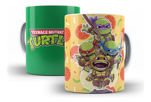 Taza Personalizada De Tortugas Ninja
