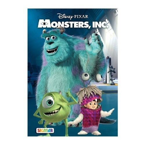Libro Con Texturas Monsters Inc, Disney Pixar