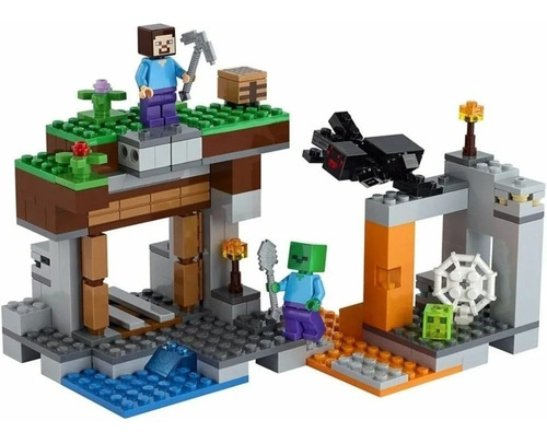 Bloques Para Armar Lego Minecraft The Abandoned Mine 21166