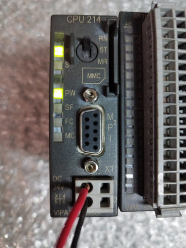 Vipa Cpu214, 214-1bc02, Con 4 Módulos Plc De Uso. (Usado)