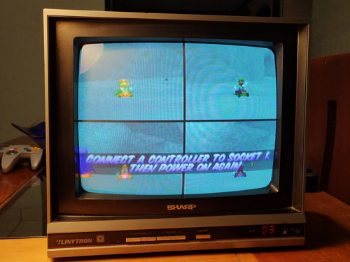Televisión Sharp Lynitron Vtg De 1987 (Usado)