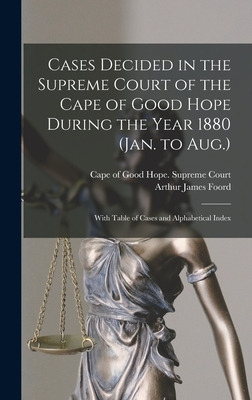 Libro Cases Decided In The Supreme Court Of The Cape Of G...