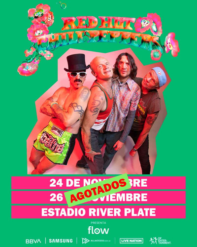 Red Hot Chili Peppers River Plate - 2023 - Dvd