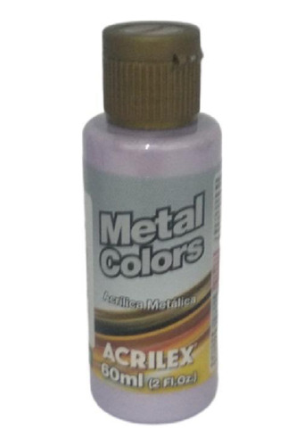 Tinta Acrílica Metal Colors Lilás - 528 - Acrilex - 60ml