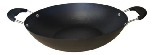 Wok 28 Cm Con Palas De Madera Negro Capsa P531-woks Negro