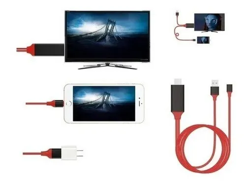 Cable Hdmi Adaptador Celular Y Usb 1080p Hd Tv