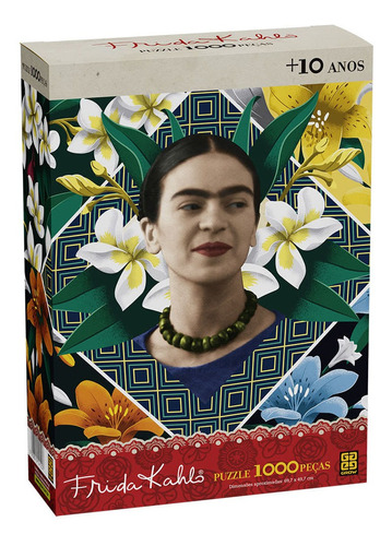 Puzzle 1000 Peças Frida Kahlo Grow