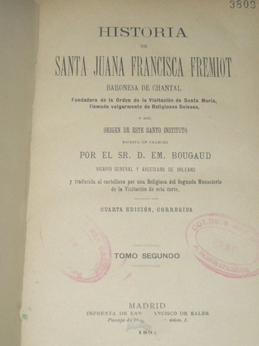 Historia De Santa Juana Francisca 