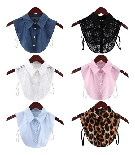 Blusa Con Cuello Falso Y Accesorios De Ropa Con Cuello Falso