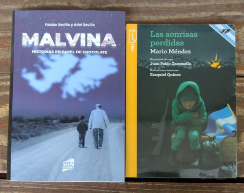 2 Libros Malvina - Salim +  Las Sonrisas Perdidas - Norma