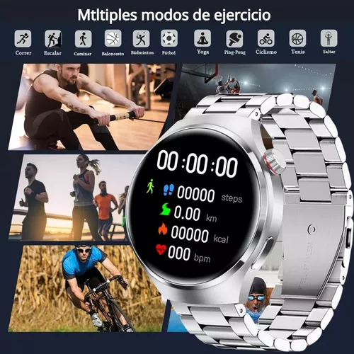 Reloj inteligente GT4 Pro de 1,6 pulgadas, dispositivo con carga