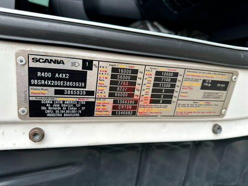 Scania R400 4x2 2014 - Tvg Caminhões
