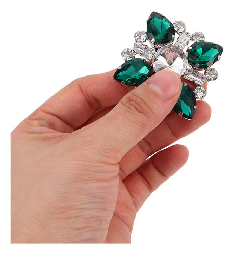 2 Colgantes Brillantes Para Zapatos Con Diamantes De Imitaci