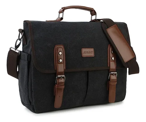 Ravuo Messenger Bag Para Hombres Resistente Al Agua Canv Cuotas