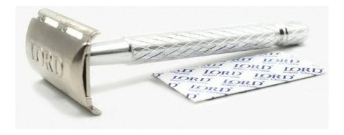 Rastrillo Lord Clasico/antiguo 6 Piezas Color Plata