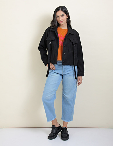 Chaqueta Paño Mujer Soluna Moda Detalle Botones Abrigada