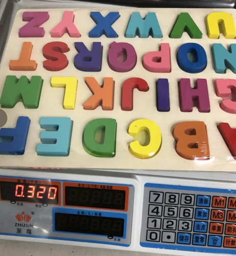 Puzle De Bloques De Construcción Inglés Con Números X Baby E