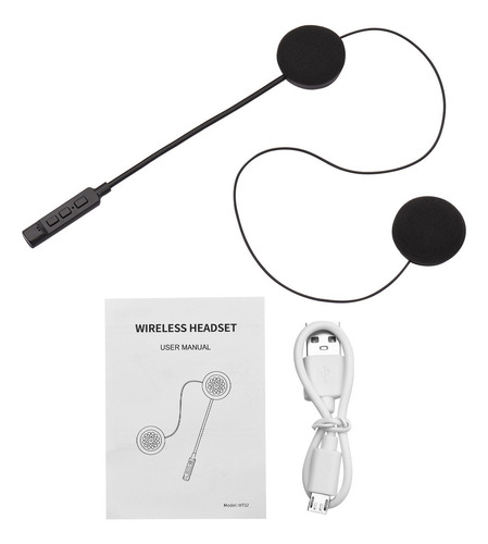 B Fones De Ouvido Sem Fio Bt Capacete De Moto Intercom