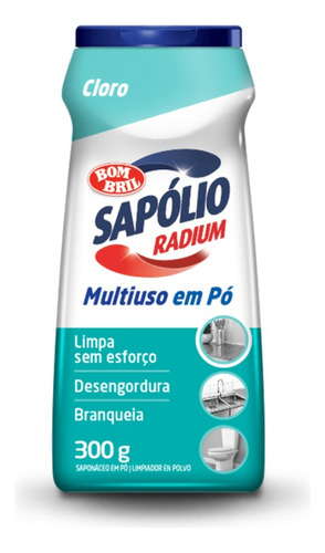 Sapólio Radium Em Pó Cloro 300g