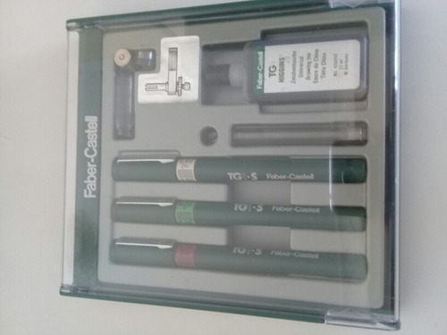 Estuche Rapidograf Estilografo Faber Castell Tg1. 2