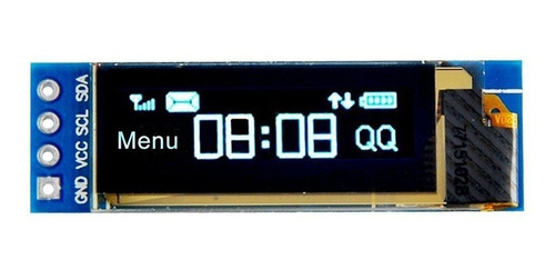 Imagen 1 de 1 de Oled 128x32 I2c Display Lcd 0.96 Arduino Pic Megatronica