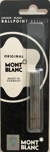 Repuesto Montblanc Ballpoint Blister Con 5 Piezas Original