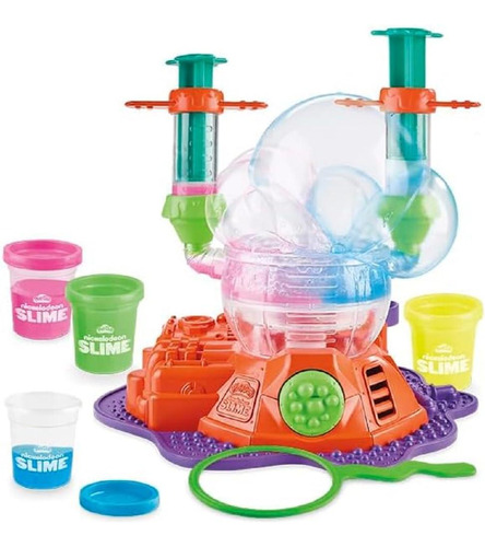 Set Creación De Slime Play-doh Bubble Sensorial Táctil