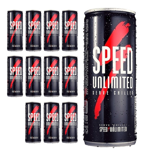 Speed Unlimited 250 Ml X 12 Unidades Energizante Quirino