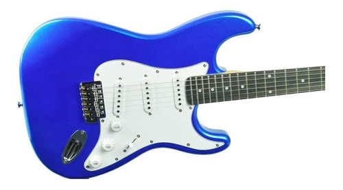 Guitarra eléctrica Deviser L-G1 stratocaster de tilo blue con diapasón de richlite