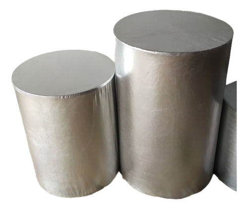 Kit Capas Para Cilindro Prata Metalizado 2 G E 2 M