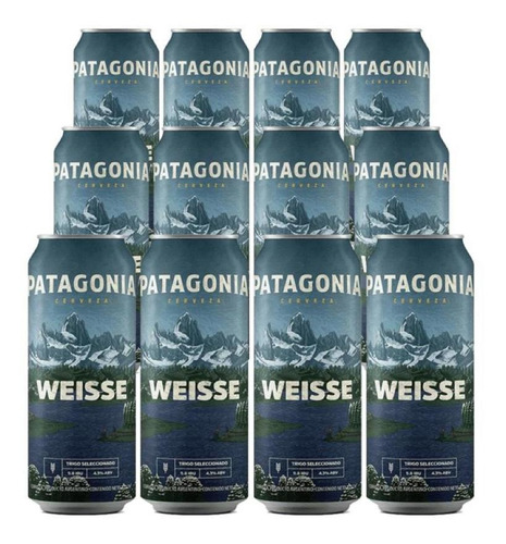Cerveza Patagonia Weisse Lata 473ml X12 - Fullescabio Oferta
