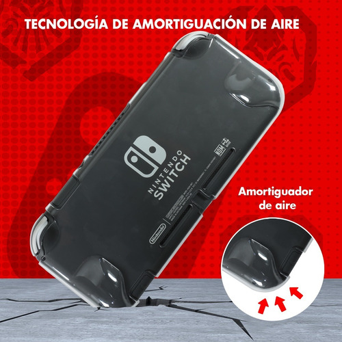 Kit Para Switch Lite Estuche Protector Accesorios Mica